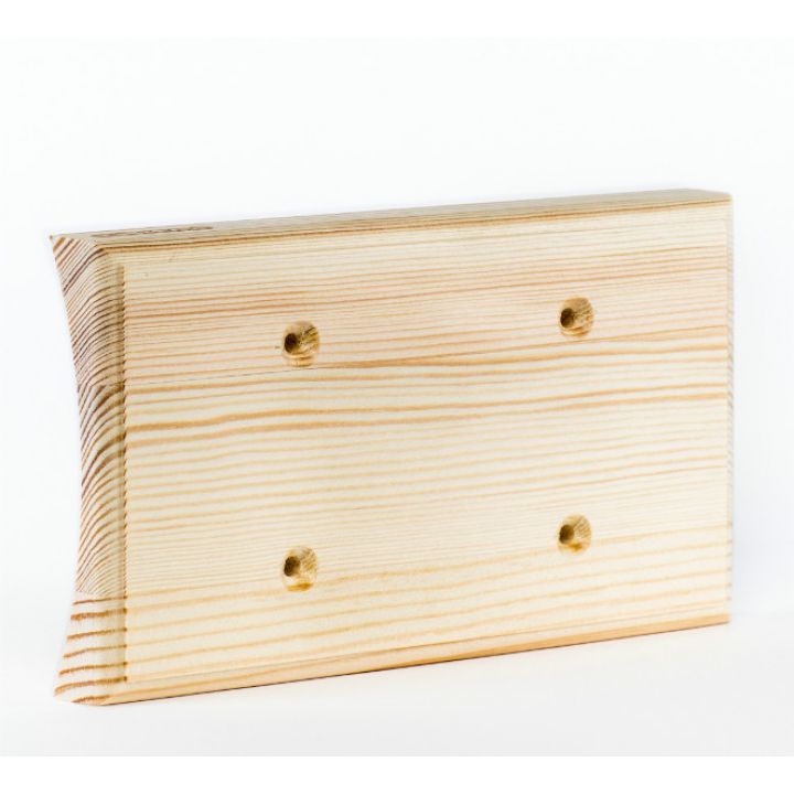 Рамка на оцилиндрованное бревно деревянная на 2 места. Сосна